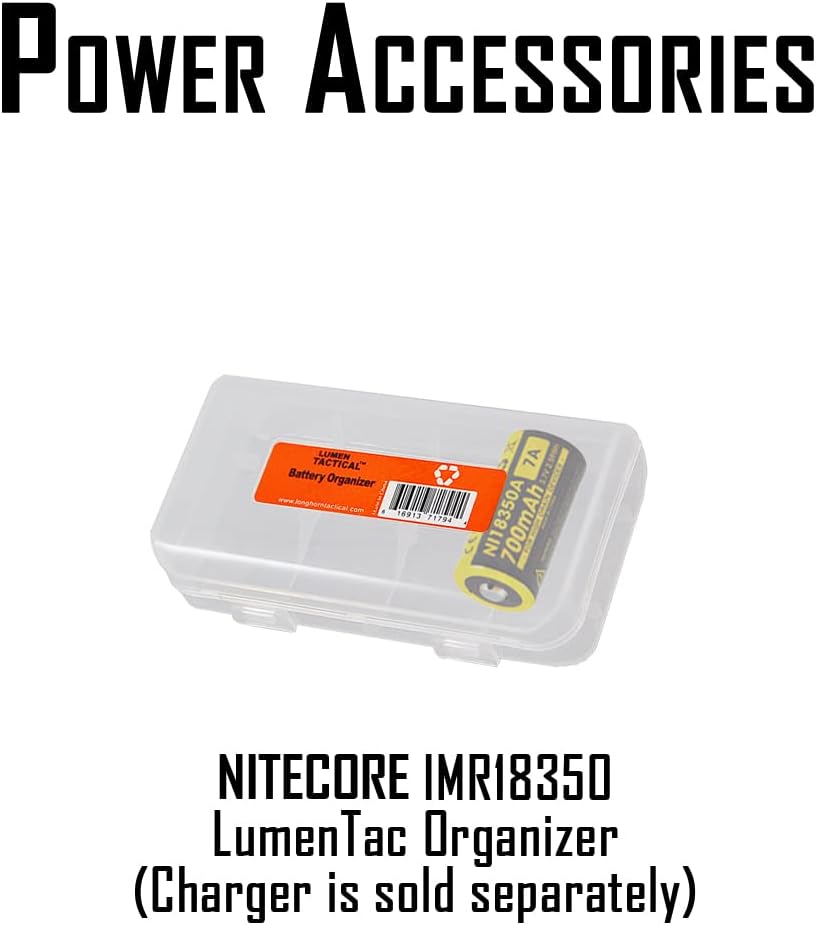 Nitecore MT10C Tactical Flashlight 920 Lumen with Red Light & LumenTac Organizer
