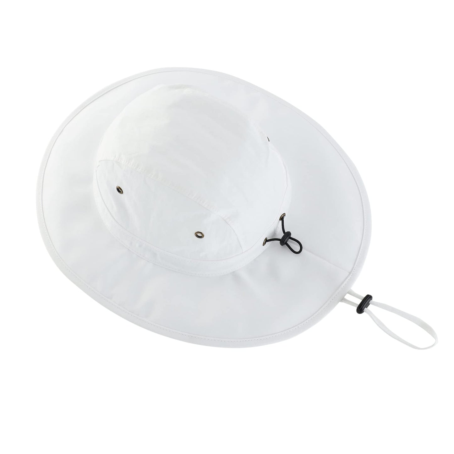 Home Prefer Summer UPF 50+ Men's Bucket Sun Hat Wide Brim Fishing Hat Safari Hat (White)
