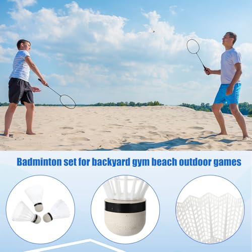 Woanger Badminton Racket Set with Shuttlecocks - Casual Colors / 10