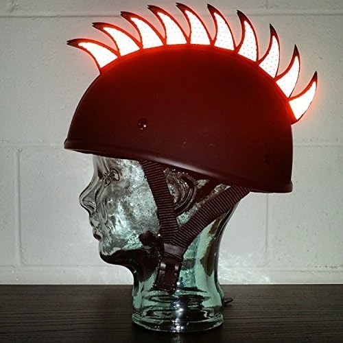 customTAYLOR33 Engineering Grade Reflective Warhawk/Mohawk Decals (Rubber Warhawk & Helmet not Included) Many Colors (Black)