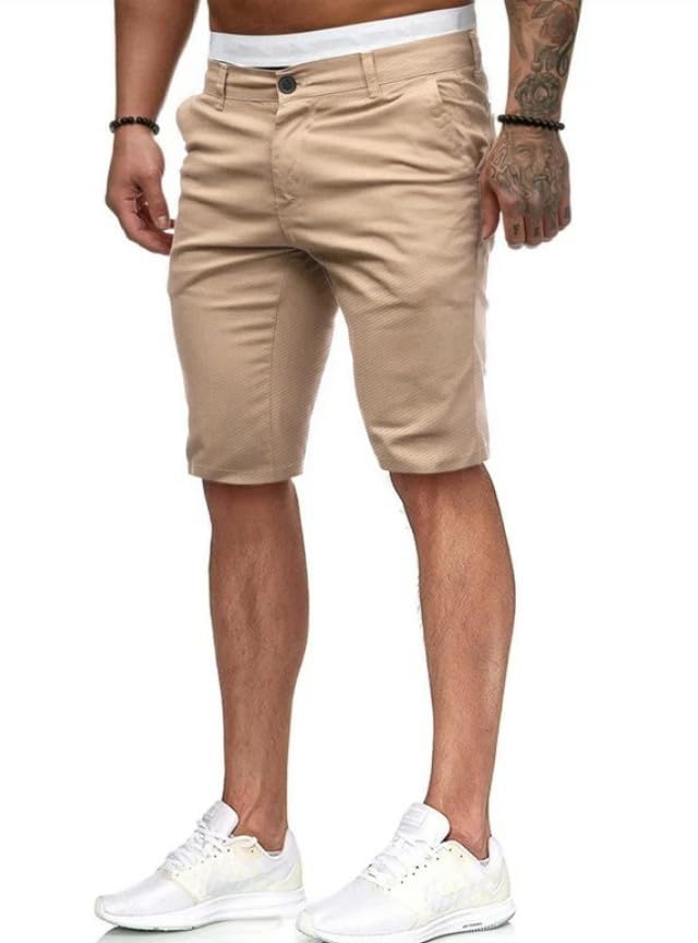 Men's Lightweight Golf Shorts with 4 Pockets Quick Dry Comfortable Casual Wear
