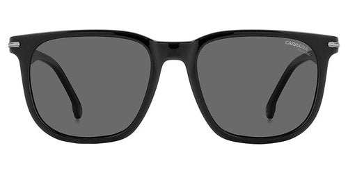 Carrera Modern Square Sunglasses, 08a/M9 Black Grey, 54