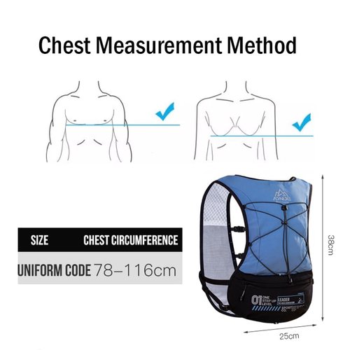 AWKSPORTS 5L Running Hydration Vest Backpack for Men Women, Adjustable & Lightweight, Front & Back Pockets for Essential Storage (Pink)