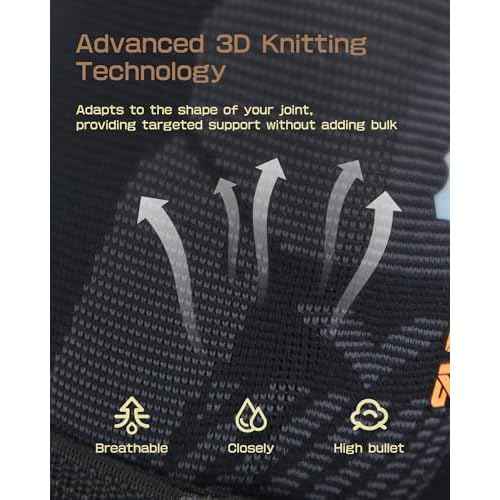Elbow Brace Support - Elbow Compression Sleeve with Gel Pad for Tennis/Golfer's Elbow Pain Relief, Arthritis, Bursitis, Tendonitis & Muscle Strain (Left Hand)