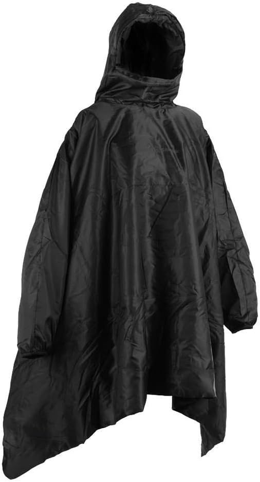 Snugpak Water-Repellent Poncho Liner with Lightweight Design, Sleeves & Hood