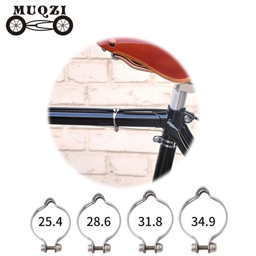 Pirhosigma Metal Ring Firmly to Frame Bike Cable Guide 4 Sets of Each 25.4/28.6/31.8/34.9mm Brake Cable Shift Cable Derailleur Cable Base Guide Clip Fitting Line Tube Housing Durable (Total 16 Sets)