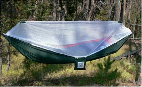 Hammock Bliss Mosquito Free Hammock Bliss – Camping Hammock with Bug Screen Mossy Netting Canopy - Integrated Suspension 100' / 250 cm Rope Per Side - Make Hammock Camping A Bug Free Experience