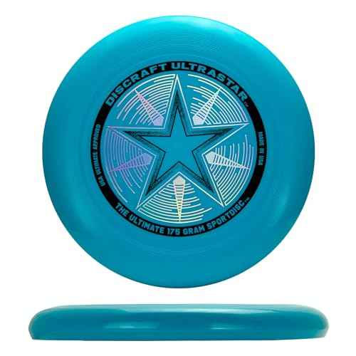 Discraft Ultrastar Neon 5-Pack | Premium Ultimate Discs - Neon Pink, Yellow, Cobalt Blue, Green, and Orange