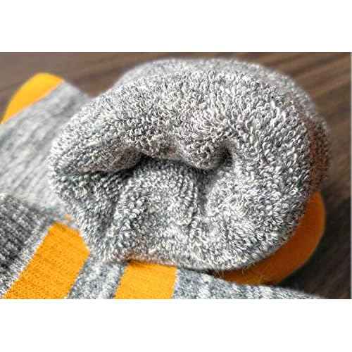 FEIDEER Hiking Walking Socks For Women, Multi-pack Outdoor Recreation Cotton Moisture Wicking Crew Socks