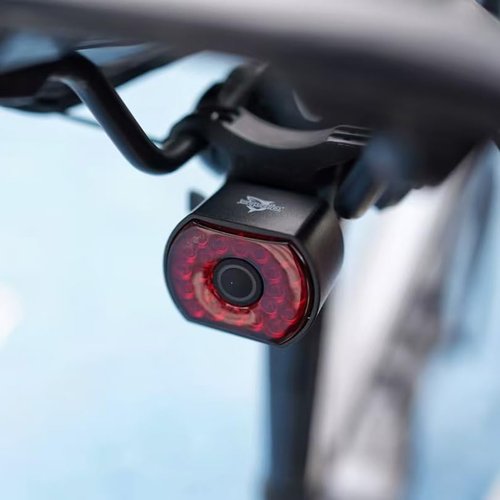 SQUALO 30 Lumens USB Rechargeable Bike Taillight, Smart Brake Sensor Bike Rear Light with 7 Light Modes 100m Viewable Range 360° Visibility IPX6 Waterproof for Cycling Safety