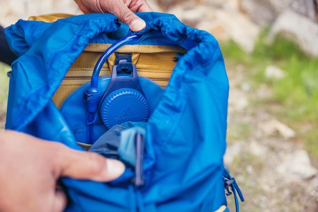 Gregory Katmai 55L Unisex Backpacking Pack, Ventilated Backpanel, Built-In Hydration Attachment for Bladder (Reservoir Not Included), Small/Medium, Oxide Green