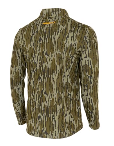 Muddy Men's TRX Lightweight Quarter Zip Shirt - X-Large Mossy Oak Bottomland