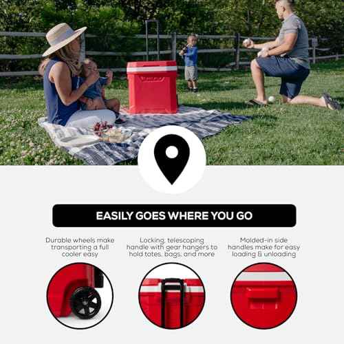 Igloo Hard Coolers | Profile II Series | Insulated Ice Chests | Roller Cooler with Wheels