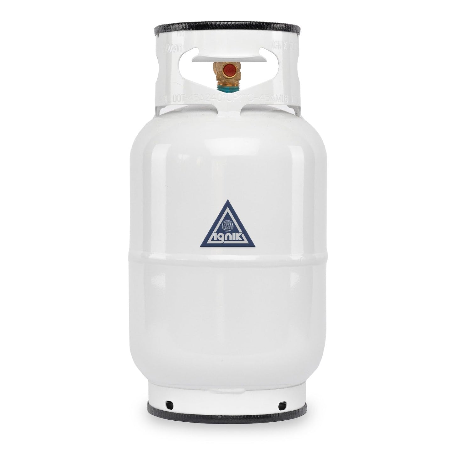Ignik Refillable Gas Growler Propane Tank, 10-Pound - White