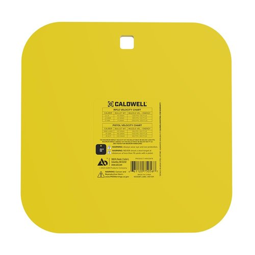 Caldwell AR500 1/4" Rimfire/Handgun Steel Target with Durable Steel Construction for Target Practice, Shooting, Shooting Sports