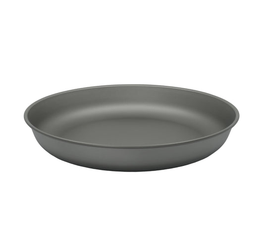 Kuvik Titanium Plate 7.7" Diameter (195mm) - Ultralight and Compact Dinner Plate for Backpacking, Camping, and Survival