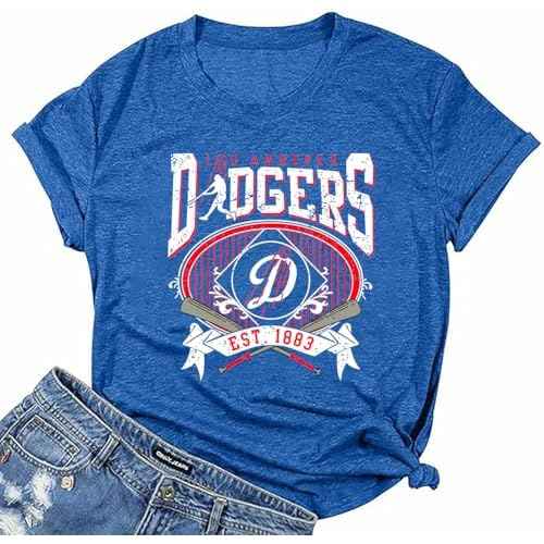Baseball Shirt for Women Baseball Mom Tshirt Baseball Fan Shirts Baseball Season Game Day Short Sleeve Tee Top