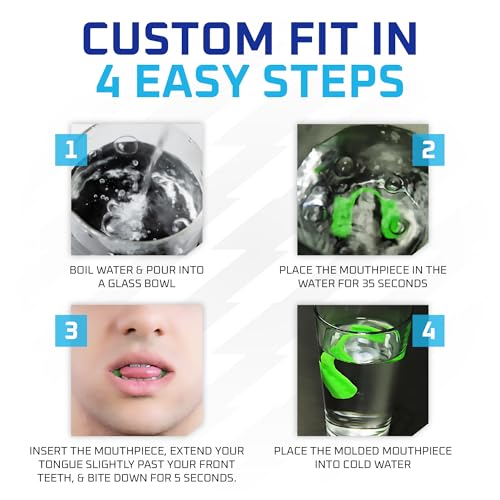 Clear Custom Fit Mouth Guard for Rest & Recovery with Storage Case