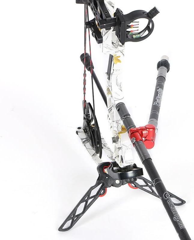 AMEYXGS Bow Rod Stabilizer Fully Adjustable Single Side V-bar Mount Quick Disconnect Sidebar Mount Pkg