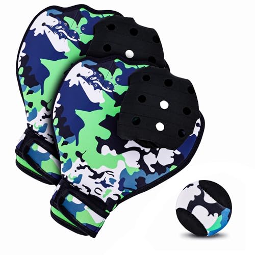 Water Baseball Glove and Bouncing Ball Set - Green for Pool & Beach Water Games
