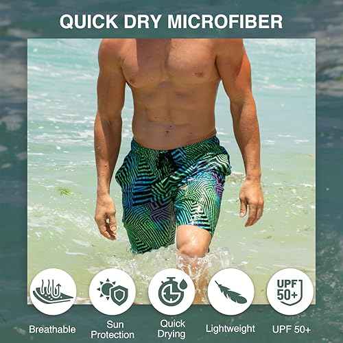 Kanu Surf Men's Wade Trunks Quick-Dry Swim Shorts, 5.5 ? 9 Inch Inseam (Regular & Extended Sizes)