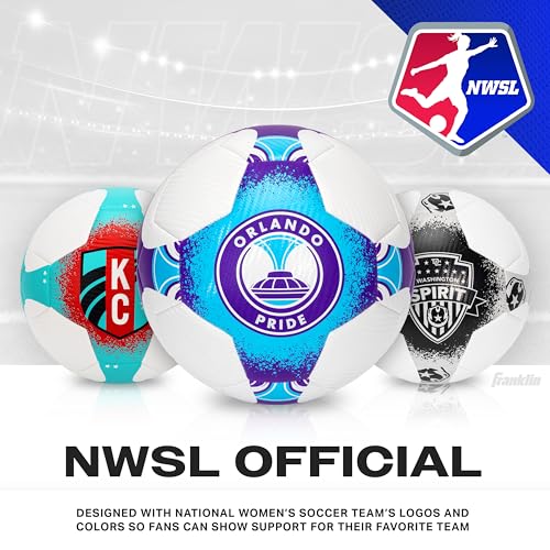 Portland Thorns FC NWSL Soccer Ball - Official Size 5 with Foam Cushioning & Pump