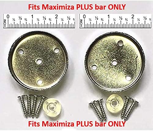 Garren Fitness Replacement Doormounts - PLUS Pull-up bar - 2.5 inch/6.4cm diameter doormounts - 1 full set