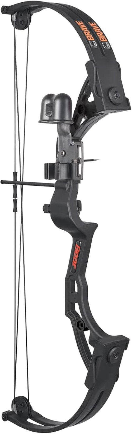 Bear Archery Brave Bow Set for Youth, Recommended Ages 8-12, Right Handed, Continuous Draw Weight Up to 25 lb., Continuous Draw Length Up to 19.5-inches