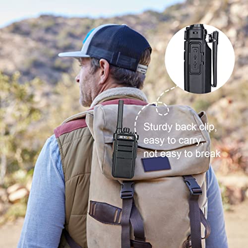 Long Range GMRS Walkie Talkies 2 Pack - Business Two-Way Radio Set