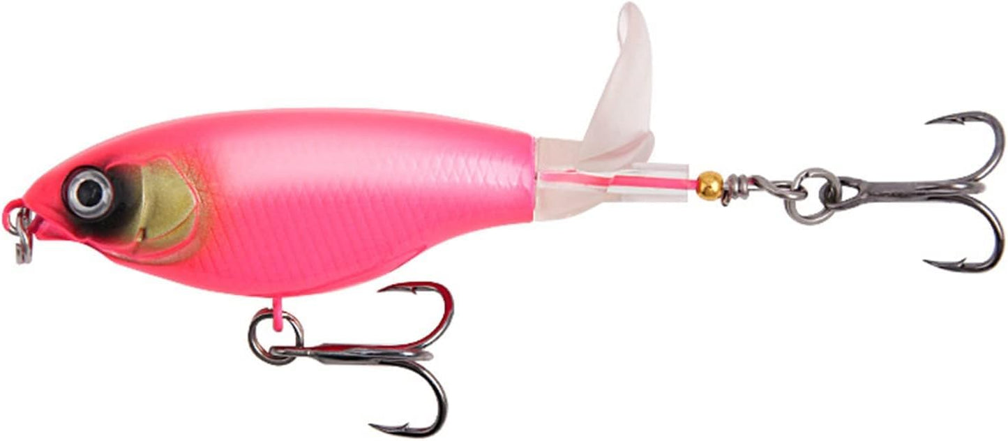 3D Eyes Reflective Bionic Bait,9.2cm/6g Soft Rubber Paddle Barbed Hooks Simulated Bass Trout Lure Bait for Freshwater Saltwater,Fishing Gear and Equipment for Men,Topwater Lures Attractants (Pink)