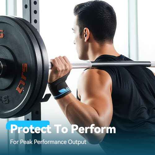 AGPTEK 2 Pack Wrist Hand Brace for Mild Carpal Tunnel Syndrome Arthritis Tendonitis Pain Relief, Adjustable Wrist Support for Weightlifting, Gym, Wrok, Sports, Daily Use-1 Pair