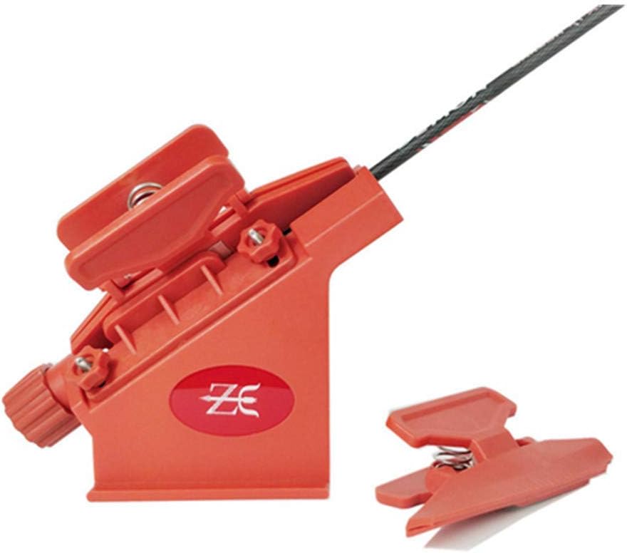 Fletching Tool Jig with Right Straight and Helix Clamps for DIY Archery Arrows Feathers Vanes (Red)