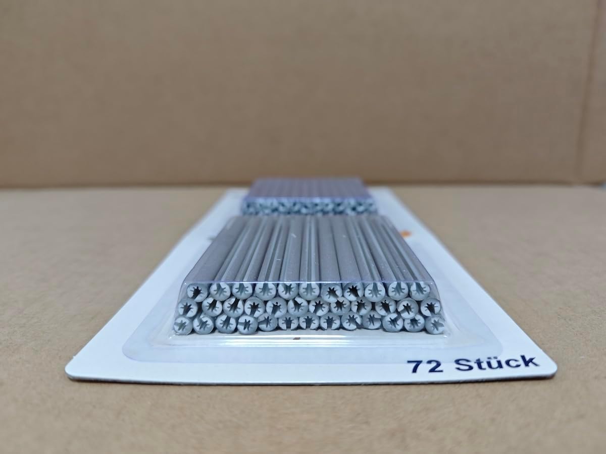 Salzmann Spoke Reflectors for Bicycles | High Visibility | Made with 3M Scotchlite | 72 Pieces Silver
