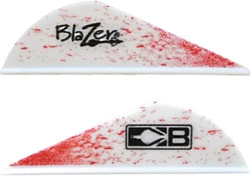 Bohning True Color Blazer® Vane, 2” Hunting, 3D, Vane, White Spatter, 36pk