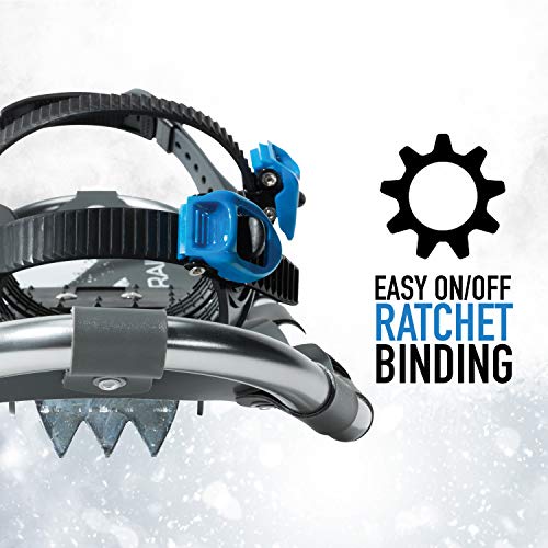 25-Inch Lightweight Aluminum Snowshoes for Men and Women - Arctic Trails Snowshoes