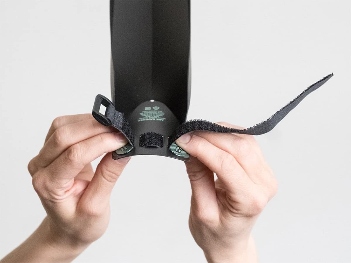 Ass Savers Bike Fender, Speed Mullet Clip On Front Mudguard/Fender, Regular for 23-47mm Tires, Cable Routing, Single 2-in-1 Velcro Strap, Easy Mounting Within Seconds