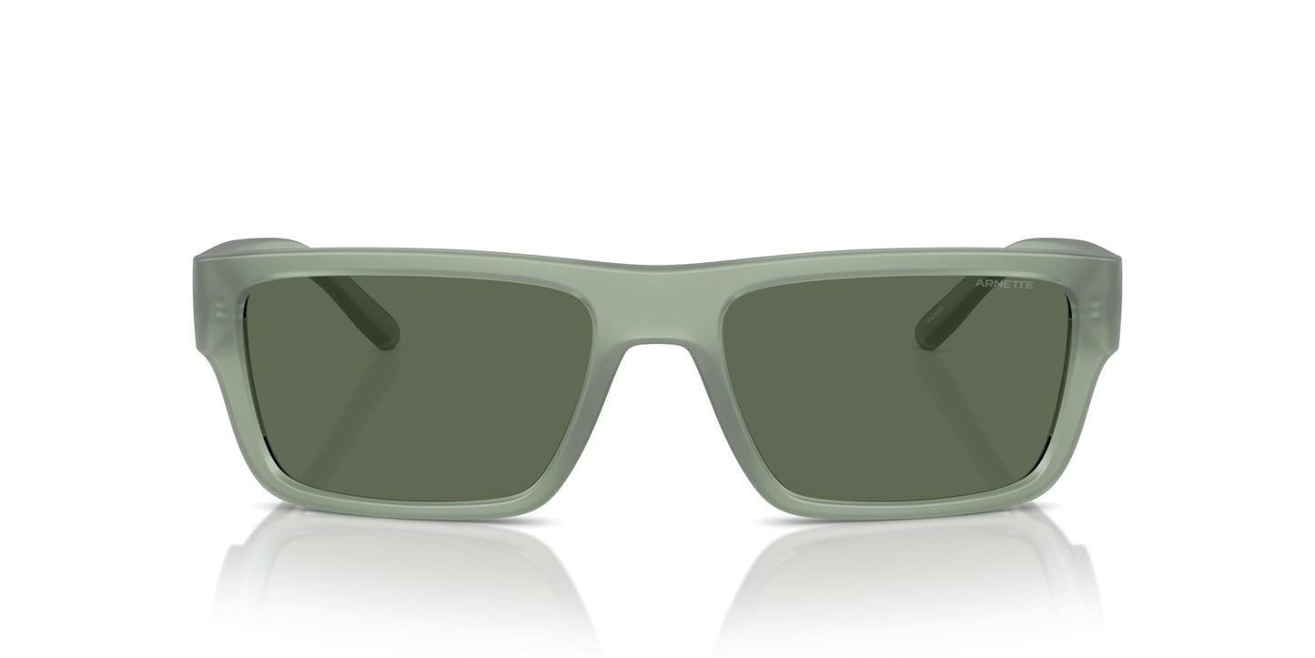 ARNETTE Sunglasses AN 4338 293971 Frosted Sage/Dark Green Policarbonate Standa