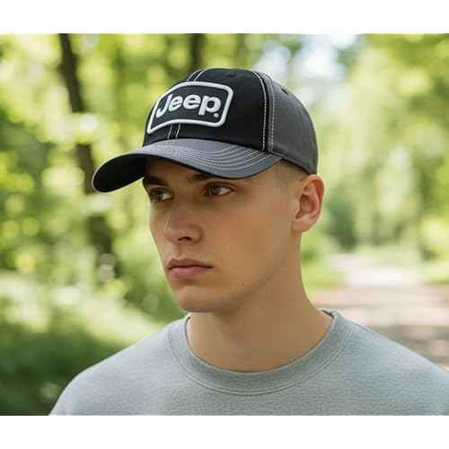 Jeep Premium Chino Twill Patch Dads Hat for Men Baseball Cap Polo Hats