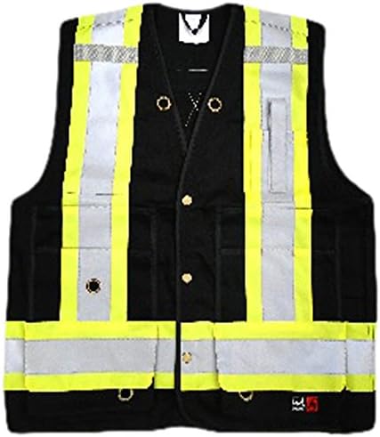 Viking Open Road Surveyor FR Safety Vest - Fire Retardant Class 1 Reflective Vest; ANSI/ISEA and CSA Compliant