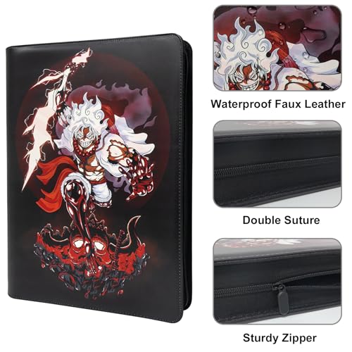 1024 Pockets One Piece Card Binder OP-1024 16 Pocket Waterproof PU Album