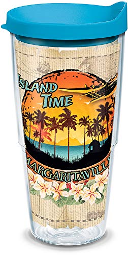 Tervis Margaritaville Island Time 24oz Insulated Tumbler with Wrap & Turquoise Lid