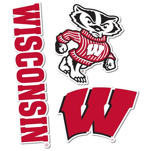 Wisconsin Badgers Sticker Decal - College Sports Fan Vinyl