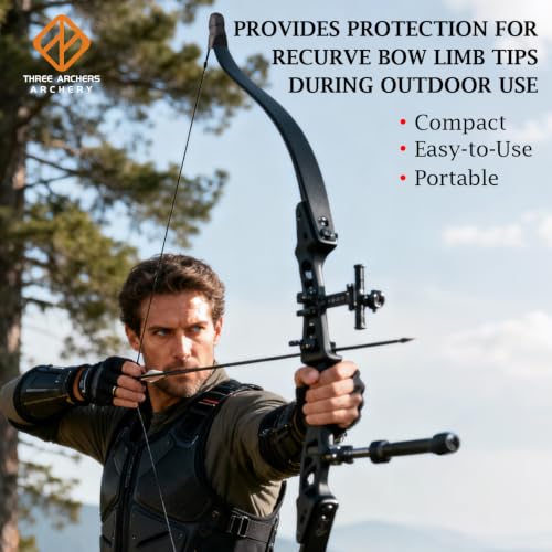 Silicone Limb Tip Protectors for Recurve & Longbow - 4 Pack Archery Accessories