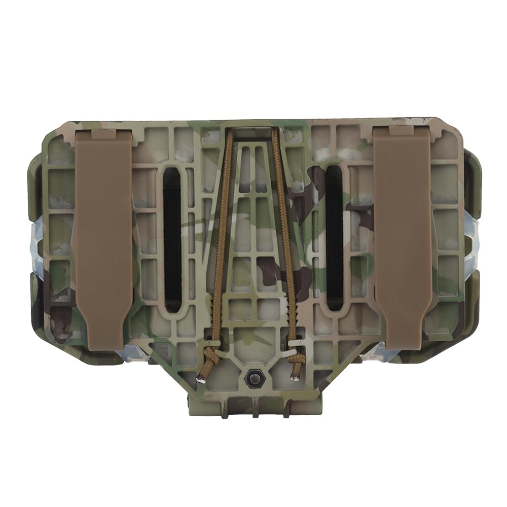 Tactical Vest Phone Holder,Molle Mount,Universal Chest Phone Board Carrier Foldable Navigation Board,for Outdoor Paintball Airsoft Hunting Game (CP)