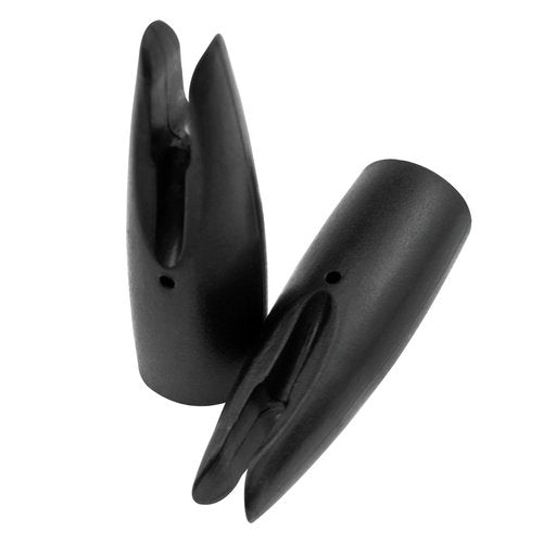 Yocimango Solid Color Arrow Nocks Arrow Nocks Plastic Arrow Tails for 5/16 "Hunting Compound Bow Arrow Tail Plastic Accessories（Black）-36PCS
