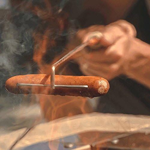 Fishing Pole Campfire Roasters Bundle Packs Campfire Roasting Sticks Outdoor Firepit Tools