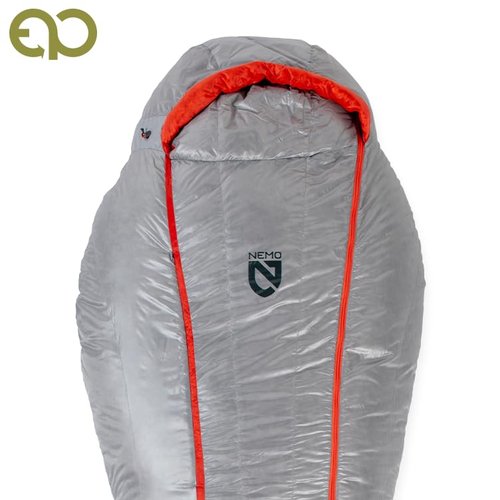 NEMO Equipment Coda Genderless Down Mummy Endless Promise Sleeping Bag - Regular - Titanium