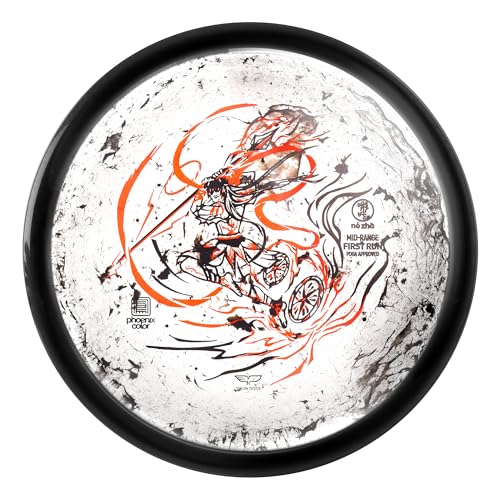 Yikun Disc Golf Fairway-Distance Hybrid Disc - Limited Edition Black, 170-176g