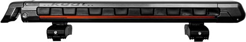 KUAT Grip 4 Durable Universal Car SUV Rooftop Crossbars Mounted Winter Sports Gear Hauling Transportation Slide-Out Locking Clamshell Rack, Fits 4 Skis/2 Snowboards - Pearl with Silver Anodize