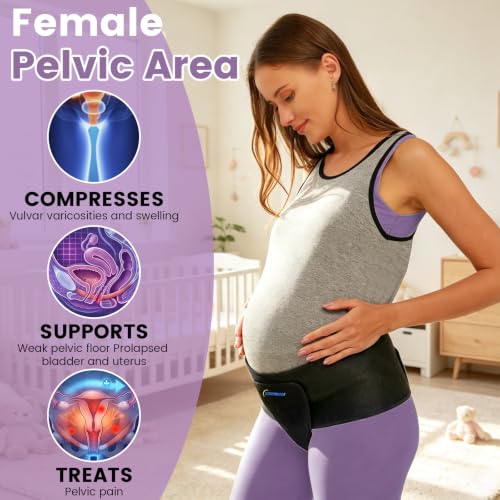 X-Large Pelvic Support Belt for Pregnancy and Postpartum Relief Adjustable Maternity Belt